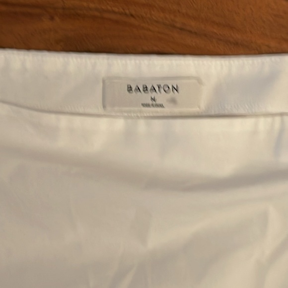 Aritzia Babaton Malik blouse size Medium white - Picture 6 of 11